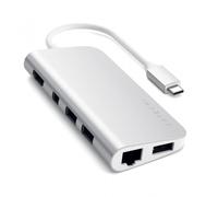Satechi ST-TCMM8PAS Hub Adattatore multiporta USB 3.0 Argento