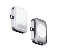 Satechi ST-UC2WCDM Caricabatterie per dispositivi mobili Auricolare, Orologio intelligente Argento, Bianco USB Carica wireless Interno