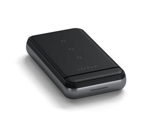 Satechi ST-UCDWPBSM Banca di energia 10000 mAh Ricarica senza fili Grigio - Nouvo