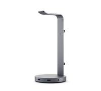 ST-UCHSHM - Supporto/hub per cuffie Satechi in alluminio, grigio