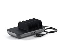 SATECHI Dock5 Stazione Di Ricarica Multi - Dispositivo Con Ricarica Wireless - Cavi Venduti Separatamente - Per M2/M1 iPad Pro/Air, iPhone 16 Pro Max/16 Pro/16/16 Plus/15 Pro Max/15 Pro/15/14/13