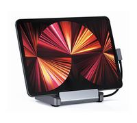 Satechi - Stand con Hub in alluminio per iPad Pro 11" & 12.9" - Space Grey - ST-TCSHIPM