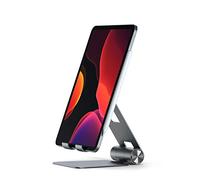 Satechi Supporto Tablet R1, Pieghevole e Multiangolo, fino a 13", Grigio | Compatibile con tablet e smartphone, angoli di visione regolabili, pieghevole, antiscivolo, per ufficio e viaggi