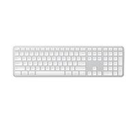 Satechi Tastiera Bluetooth Slim EX3 con Tastierino, QWERTY US, Argento | Layout Americano, 5 settimane di autonomia, Bluetooth multi-dispositivo, ricevitore 2,4 GHz, per Mac, Windows e altro