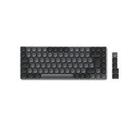 Satechi Tastiera Meccanica 75% SM1 QWERTY US, Ricaricabile, Grigio-Nero