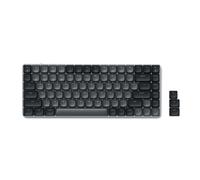 Satechi SM1 Tastiera Meccanica 75%, Tastiera Bluetooth Retroilluminata, Tastiera Wireless Compatta 84 Tasti Tastiera Gaming per Mac e Windows - Grigio Scuro/Grigio (Layout Inglese Stati Uniti QWERTY)