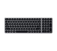Satechi Tastiera retroilluminata Bluetooth compatta - BT 5.0 con sincronizzazione multi-dispositivo - Per MacBook Pro/Air M2/M1, iPad Pro/Air M2/M1, Mac Mini M2 layout US