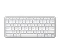 Satechi Tastiera Wireless Slim EX1, Bluetooth/2,4 GHz, QWERTY US, Argento | Layout americano, cambio SO istantaneo, fino a 5 settimane di autonomia, Bluetooth multidispositivo per Mac, Windows e altro