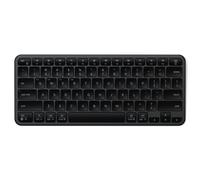 Satechi Tastiera Wireless Slim EX1, Bluetooth/2,4 GHz, QWERTY US, Grigio | Layout americano, cambio SO istantaneo, fino a 5 settimane di autonomia, Bluetooth multidispositivo per Mac, Windows e altro