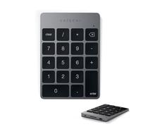 Satechi Tastierino Numerico Wireless Slim, 18 Tasti, Grigio Siderale | Layout US, Bluetooth, in alluminio, ricarica USB-C, per MacBook, PC Windows e iPad