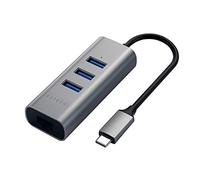 HUB DOCK TYPE C TO USB 3.0-ETH.SPAC E GRAY 3P USB 3,0- 1 ETHERNET