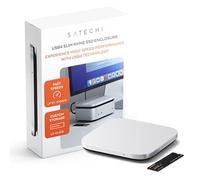 Satechi USB4 NVMe SSD Enclosure per Mac Mini M4, SSD NVMe M.2 portatile fino a 40Gbps, fino a 8TB, per formati 2280/2260/2242/2230mm - Compatibile con Thunderbolt 5/4 (SSD non incluso)