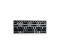 Satechi X1 tastiera Ufficio Bluetooth QWERTY Norvegese Nero, Grigio (Satechi X1 Wireless Keyboard for up to)