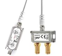 Satellitare LNB Parabola Amplificatore 2-fach + Switch TV Sat HD DVB-S2 Digitale
