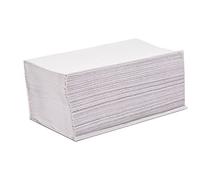 Saten Asciugamani di carta goffrata e riciclata, piegati a V, 20 x 21, 1 velo, 20 confezioni da 200 unità