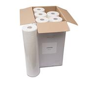 Saten cv5984298 Rotolo Lettino, Cellulosa Vergine, 0, 59 x 69 m, 2 strati, laminato, 6 rotoli por scatola), Bianco
