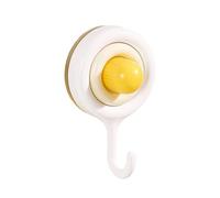 Saterkali 1 gancio a ventosa riutilizzabile, impermeabile, non lascia segni, ganci a ventosa per bagno, con ventose senza foratura, per cappotti, sciarpe, asciugamani, borse, chiavi, in bagno, cucina