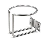 Saterkali Can Holder Easy To Install Storage-Container Durable Universal Marine Drink Holder compatible with Marine Silver