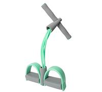 Saterkali Pedal Resistance Band Anti-Slip Strength Training Good Flexibility Yoga Stretch Pedal Resistance Band for Fitness Green