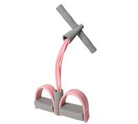 Saterkali Pedal Resistance Band Anti-Slip Strength Training Good Flexibility Yoga Stretch Pedal Resistance Band for Fitness Pink