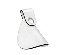 Saterkali Protezione nasale in pelle e cotone, leggera, resistente, per ciclismo, pesca, escursionismo, protezione solare UV, colore bianco, 1 pezzo