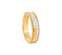 Satfale Jewellers Anello da uomo in vero argento Sterling 925 con diamante coltivato in laboratorio certificato IGI E-F Color VVS Clarity