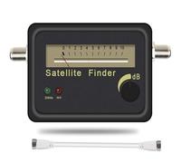Satfinder digitale Misuratore di segnale Puntatore Ricevitore TV satellitare Sat Finder Alta sensibilità(Added White cable)