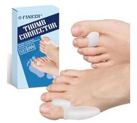 Satificer 8 Pezzi Separatore Dita Piede,Tutore Alluce Valgo Protezione Trasparente,Alluce Valgo Correttore Separadita,Correttore in Gel al Silicone,Taglia Vniversale per uomo e donna