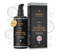 3 in 1 Crema Viso Uomo + Dopobarba Uomo - Crema Viso Antirughe - Crema Idratante Viso - Gel Aloe Vera + Acido Ialuronico - Contorno Occhi Uomo - Regalo Uomo compleanno - Satin Naturel