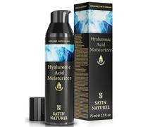 Satin Naturel Crema Viso Uomo 75ml - Crema Antirughe & Idratante per Pelli Sensibili con Aloe Vera, Acido Ialuronico e Olio di Argan Bio - Moisturizer Skincare Uomo