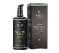 Satin Naturel Gel di Aloe Vera Bio 200 ml 100% Vegano con Acido Ialuronico e
