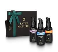 Idee Regalo Donna Compleanno - Scatola Regalo con Acido Ialuronico Viso + Siero Retinolo Viso + Siero Vitamina C 3x30ml Skin Care Kit Viso - Satin Naturel