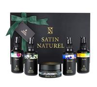 Satin Naturel Set Regalo Donna Lusso 5x30ml Scrub Corpo al Sale Marino & Oli