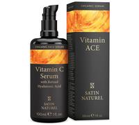 Satin Naturel Siero Viso Vitamina C 100ml con Acido Ialuronico & Retinolo - Anti