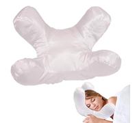 Satin Sleep Beauty Pillow, Beauty Rest Sleeping Pillows, Back Sleeper Neck Relief Ergonomic Contour Pillow, Soft Silky Back Sleep Training Pillow - Side, Back, and Stomach Sleeping Pillow