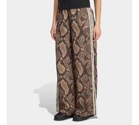 TRACK PANTS SATIN SNAKE PRINT WIDE LEG Linen / Magic Beige XS