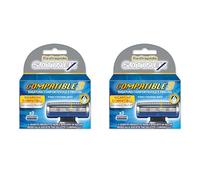 Satinex Compatible-3 Testine Di Ricambio A 3 Lame (3 Pz Compatibili Con Manici Gillette Mach - 3-30 Gr (Confezione da 2)