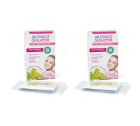 Satinex Plus Strisce Depilatorie Viso e Parti Delicate 2x24 pz Strisce