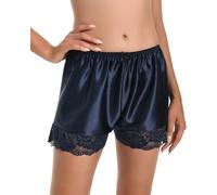 Satini Donna Belle Intimo Mutandoni Frencesi Mutandine Sottogonna (Blu Mezzanotte, S)