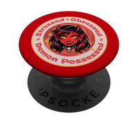 Satira della menopausa ossessionata dal demone stressato PopSockets PopGrip Adesivo