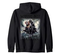 Satira di Halloween Il miglior Politico Cavallo Nero del Mondo Felpa con Cappuccio