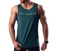 Satire Gym - Canotta Palestra Uomo, Canottiera per Allenamento - Vari Colori e Dimensioni, Ideale per Palestra e attività Sportive, Design Elegante e Confortevole