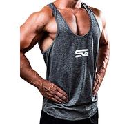 Satire Gym Canottiera Palestra Uomo - Stringer Gym in Vari Colori e Dimensioni - Canotte Palestra Uomo Bodybuilding - Abbigliamento per Il Fitness