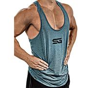 Satire Gym Canottiera Palestra Uomo - Stringer Gym in Vari Colori e Dimensioni - Canotte Palestra Uomo Bodybuilding - Abbigliamento per Il Fitness