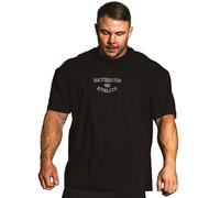 Satire Gym Maglia Palestra Uomo Oversize Nero - Abbigliamento per Fitness e Gym - Pump Cover Shirt - Disponibile in Diverse Dimensioni