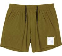 Satisfy - Shorts da running - Space-O 5" Shorts Nutria per Uomo - Taglia L - Kaki Kaki L