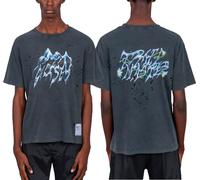 Satisfy - T-shirt da running casual da uomo - MothTech T-Shirt Aged Black per Uomo in Cotone - Taglia XL - Nero