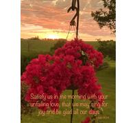 Satisfy Us in the Morning - Expanded Bible Journal: 8.5 x 11 Size For Those Who Want More Space to Write, Great for Personal Bible Reflection, Gift for Under $10