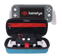 Satisfye - Nuovo pacchetto Lite Elite, turchese, accessori compatibili con Nintendo Switch Lite - Il pacchetto include: impugnatura, custodia Elite, cavo USB CA a basso profilo