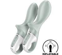 Satisfyer - air pump booty 3 vibratore anale gonfiabile grigio verde